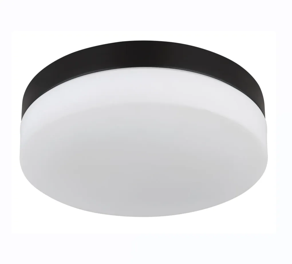 Spoljna plafonjerka Vranos E27 maks. 2x40W fi 24cm crna/bela Globo