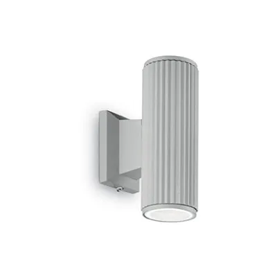 Spoljna zidna lampa Base AP2 GU10 2x28W siva Ideal Lux