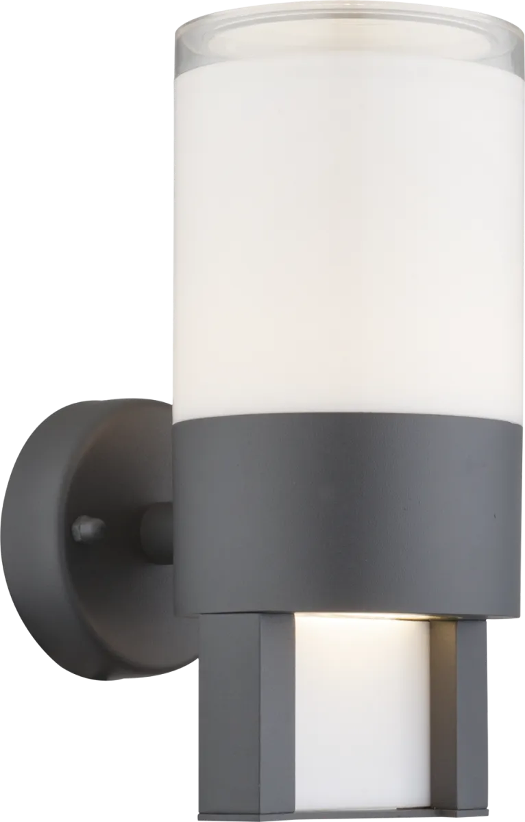 Spoljna zidna Led svetiljka Nexa 11.5W siva/ml. bela Globo
