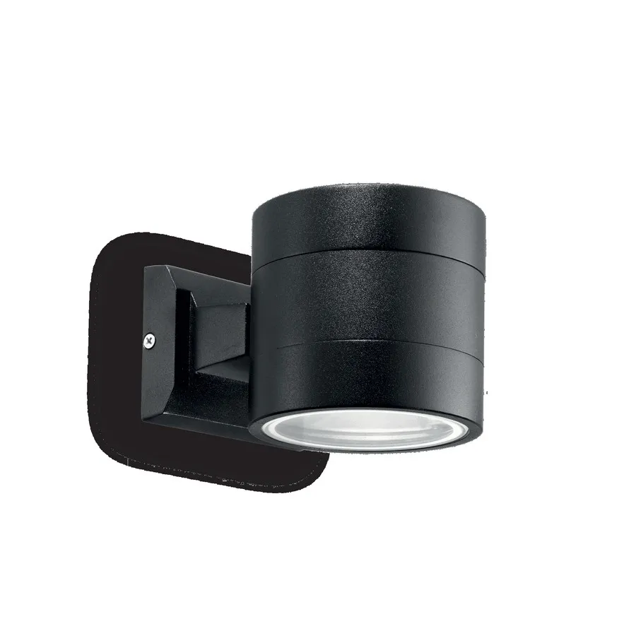 Spoljna zidna svetiljka Snif Round AP1 G9 1x40W crna Ideal Lux
