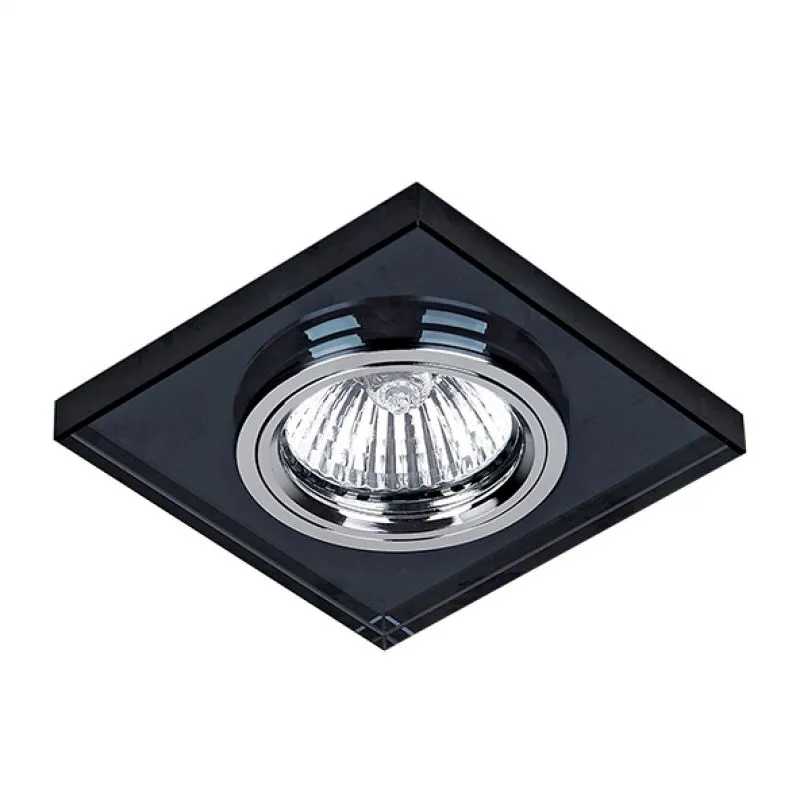 Spot lampa CR-777S/BK kvadratna crna