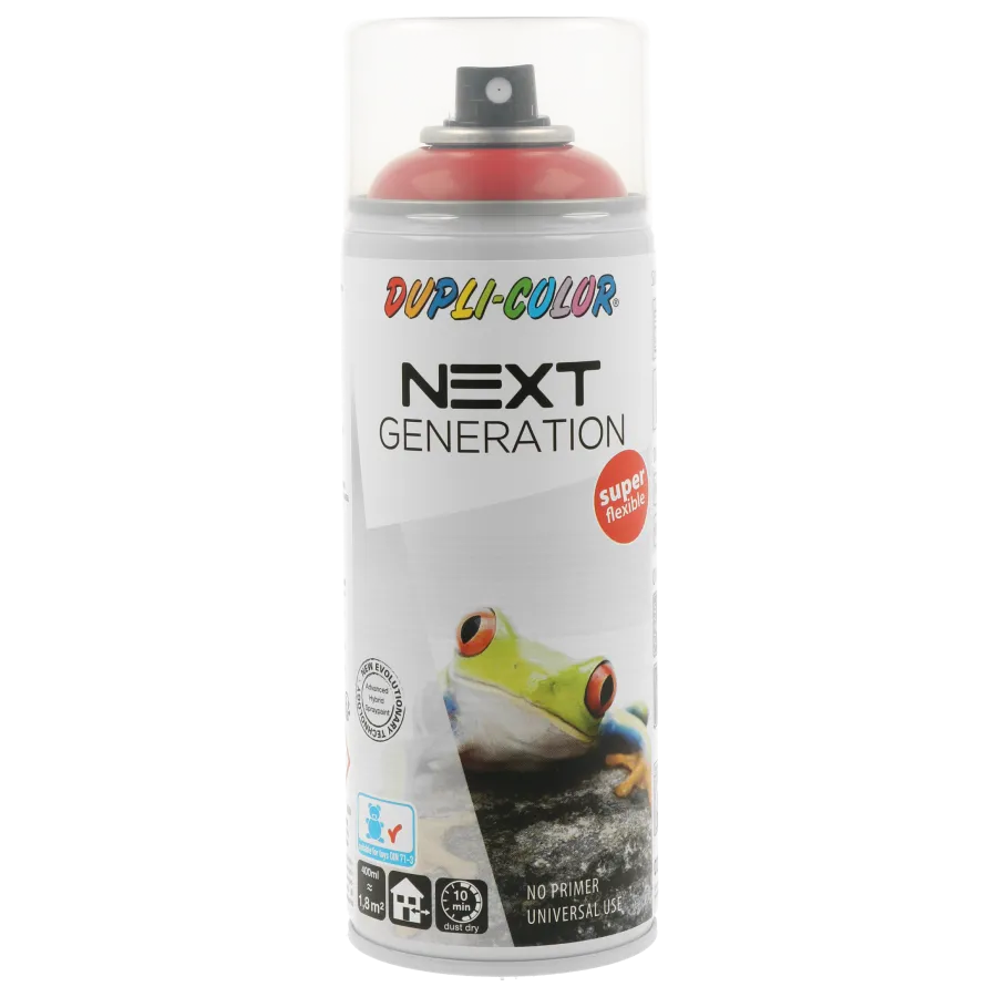 Sprej boja NEXT 400ml RAL 3020 signalno crvena sjajna Dupli Color