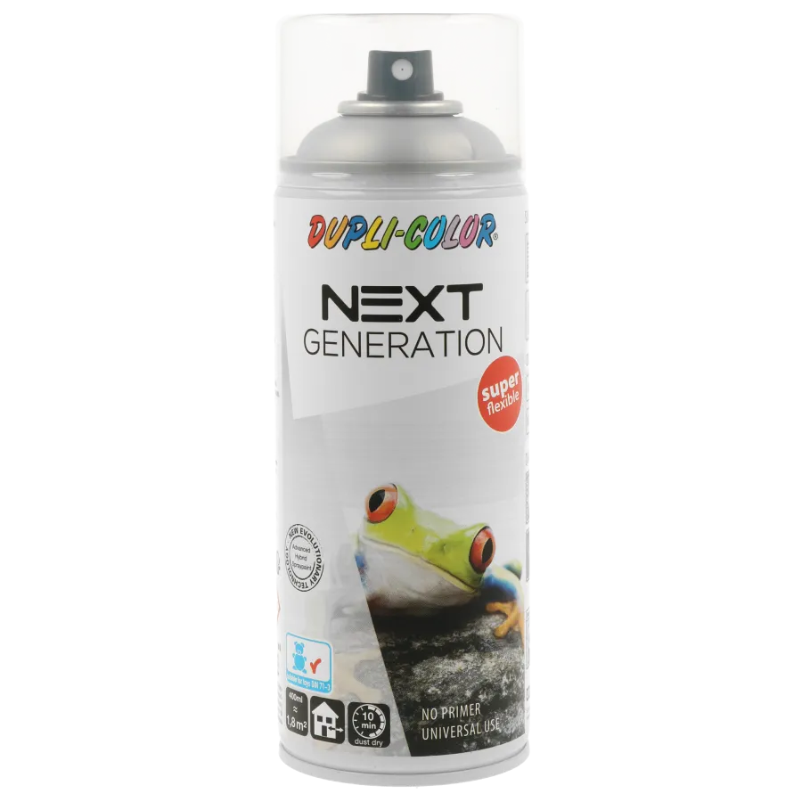 Sprej boja NEXT 400ml RAL 9006 svet. aluminijum mat Dupli Color