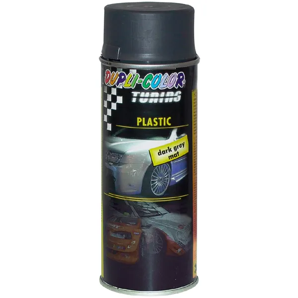Sprej boja za plastiku 400ml mat tamno siva Motip