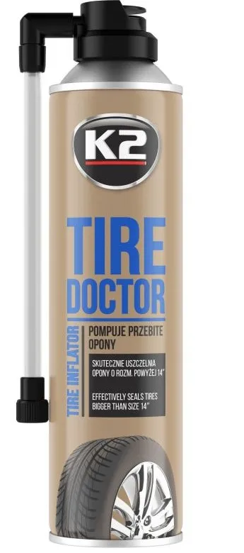 Sprej za duvanje guma TIRE DOKTOR 500ml K2