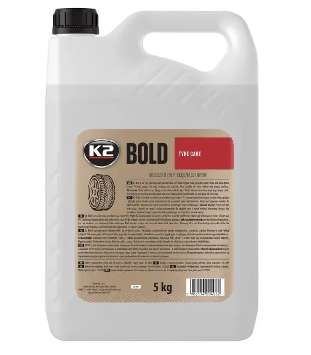 Sredstvo za negu guma BOLD 5l K2