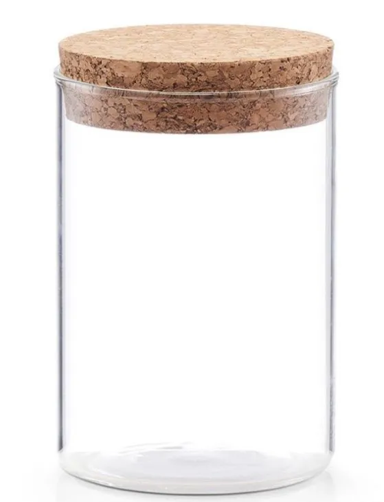 Staklena posuda 400ml fi 7.5x12cm sa poklopcem Zeller