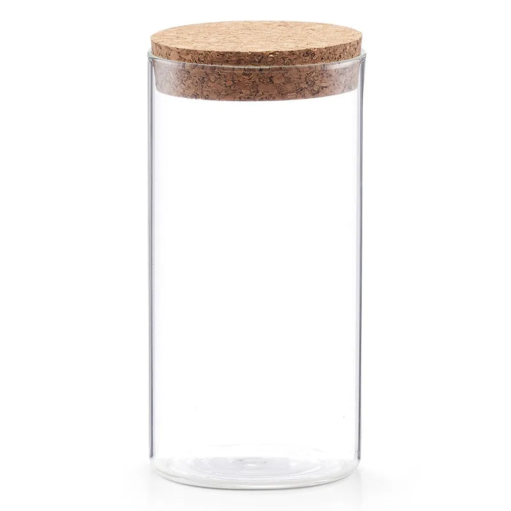 Staklena posuda 550ml fi 7.5x16cm sa poklopcem Zeller