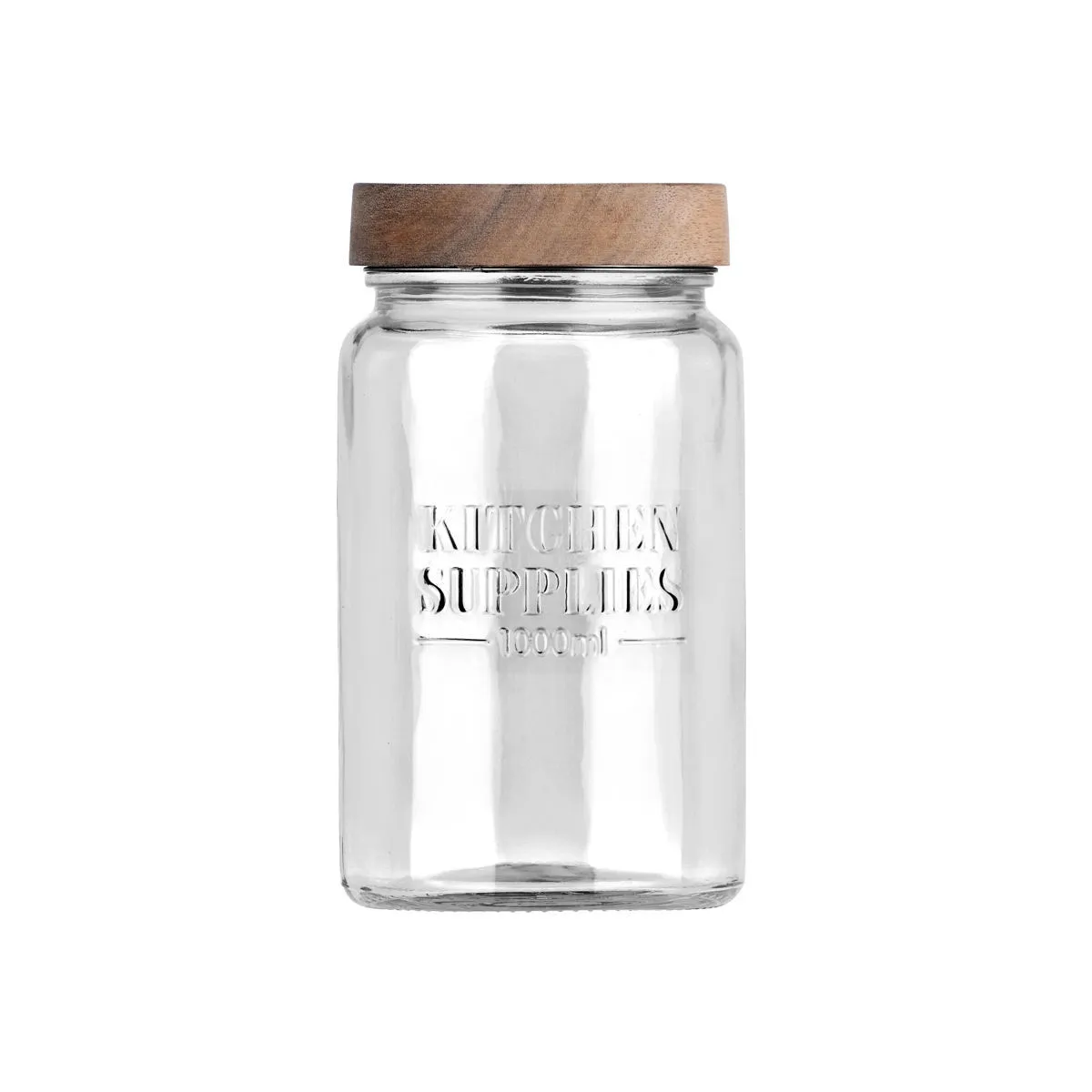 Staklena posuda Allure 1000ml fi 10x18cm sa poklopcem transp. Estia