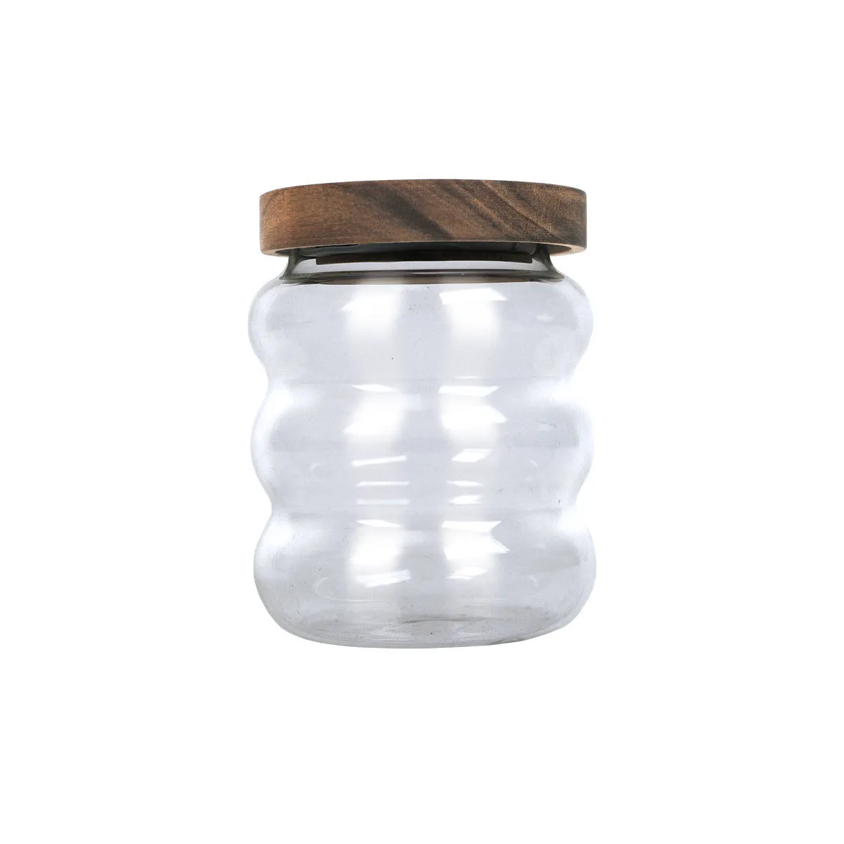 Staklena posuda Allure 500ml fi 9.5x12cm sa poklopcem transp. Estia