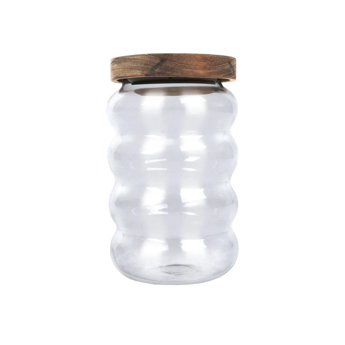 Staklena posuda Allure 700ml fi 9.5x16cm sa poklop. transp. Estia