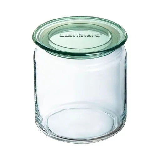 Staklena posuda Pure 750ml fi 10x11.5cm sa pokl. transp./zelena Luminarc