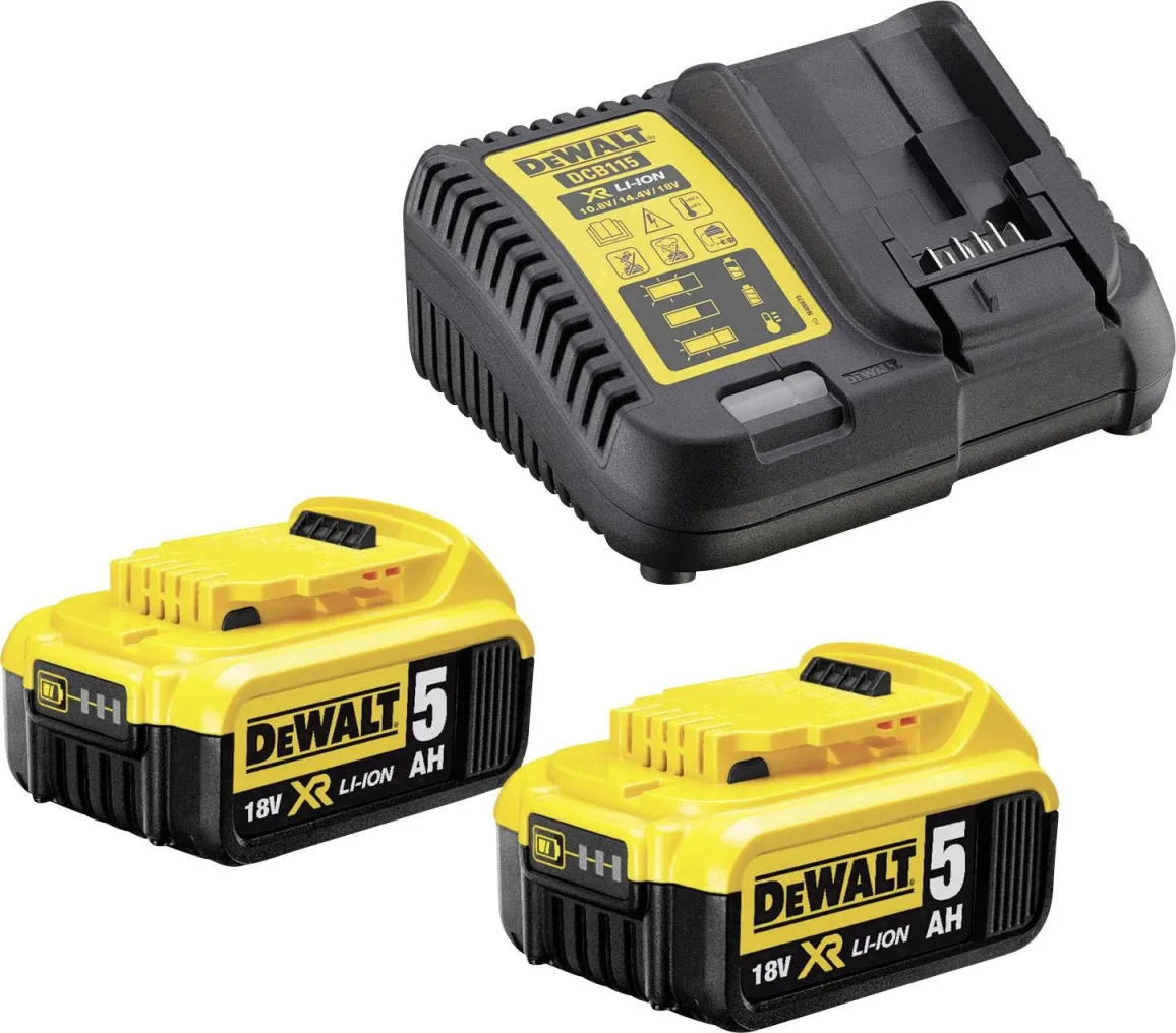 Starter-Set baterija 2x18V 5.0 Ah + punjač DeWalt