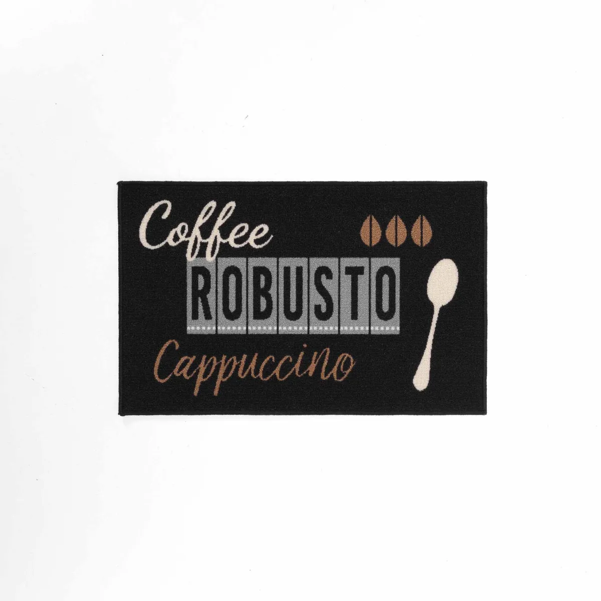 Staza Cappuccino 50x80cm crna sa printom Douceur d Interieur