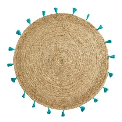 Staza Shira Turquoise fi 120cm sa resama Douceur d Interieur