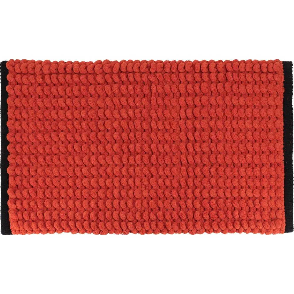 Staza za kupatilo 45x75cm narandžasta/crna Tendance