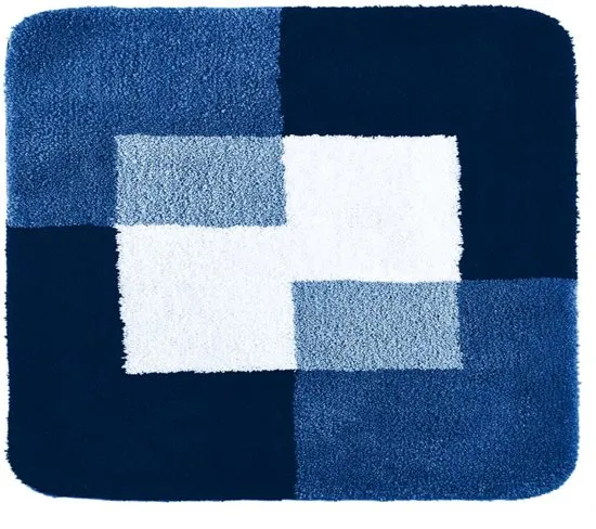Staza za kupatilo Coins 55x50cm plava