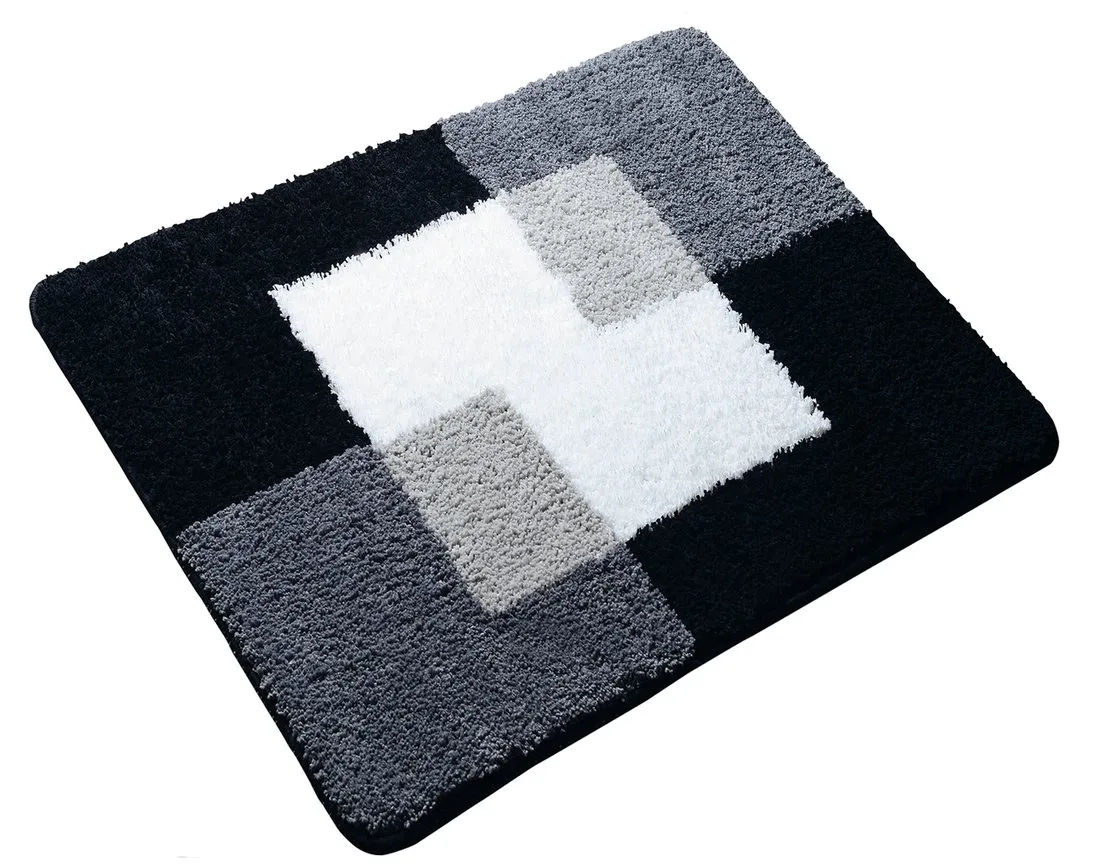 Staza za kupatilo Coins 55x50cm siva
