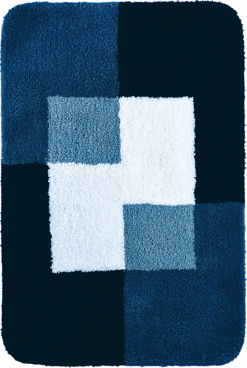 Staza za kupatilo Coins 60x90cm plava