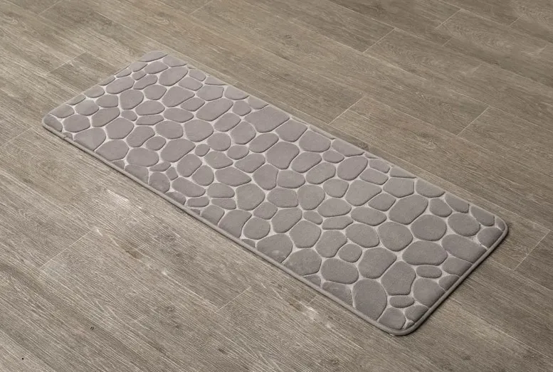 Staza za kupatilo Pebble 45x120cm smeđa Tendance