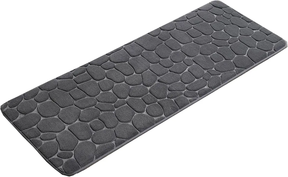 Staza za kupatilo Pebble 45x120cm tamno siva Tendance