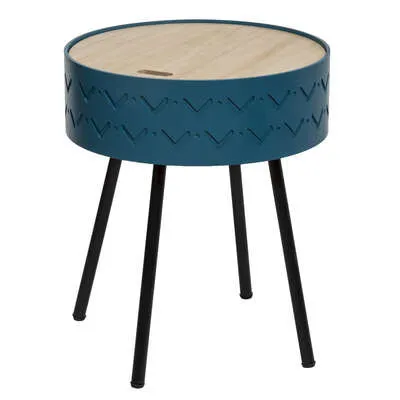Stočić Chiro 38.5x45.5cm plavi Atmosphera Createur Dinterieur