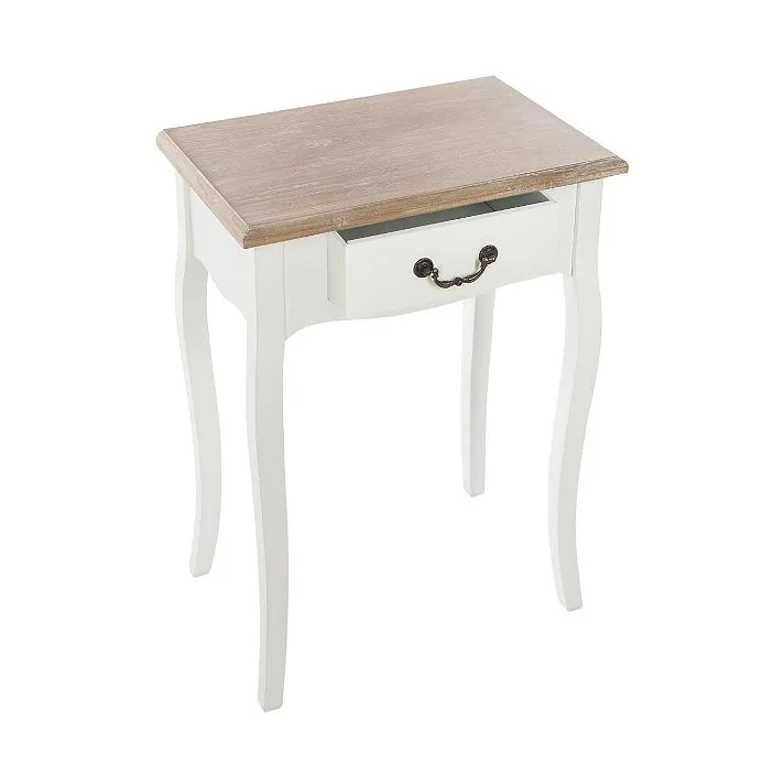 Stočić Chrysa 47x30x65cm sa fiokom beli Atmosphera