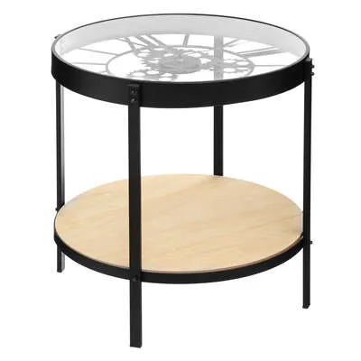 Stočić Meca 50.5x49cm crni Atmosphera Createur Dinterieur