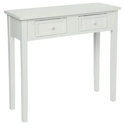 Stočić Sharme 76x80x30cm beli  sa 2 fioke A. C. Dinterieur