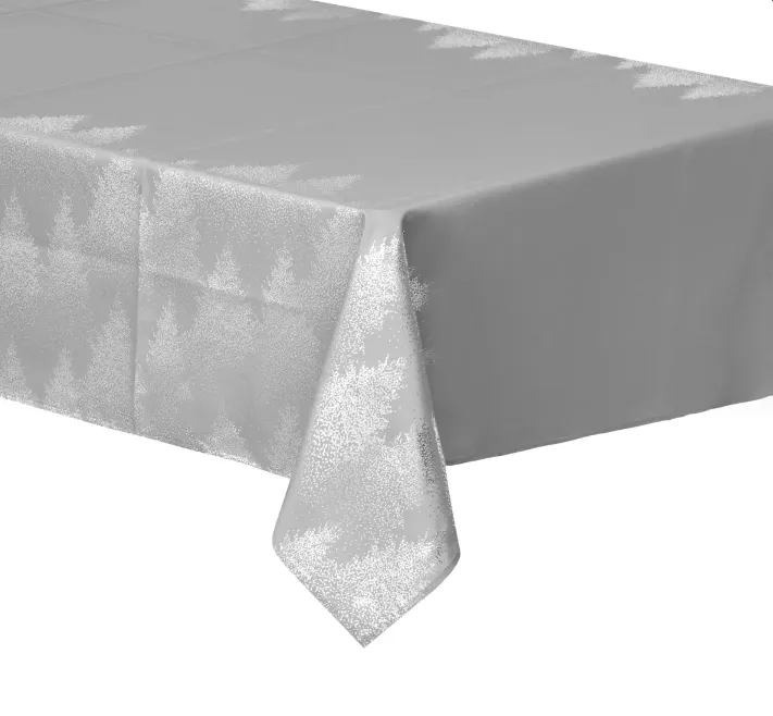 Stolnjak 140x240cm sivi/boja srebra Atmosphera