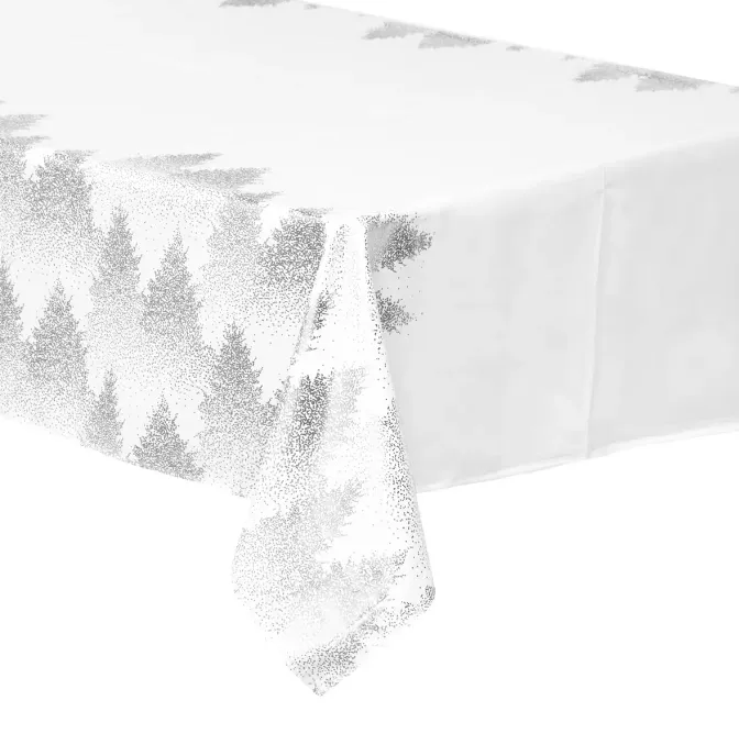 Stolnjak 140x360cm beli/boja srebra Atmosphera C. D Interieur