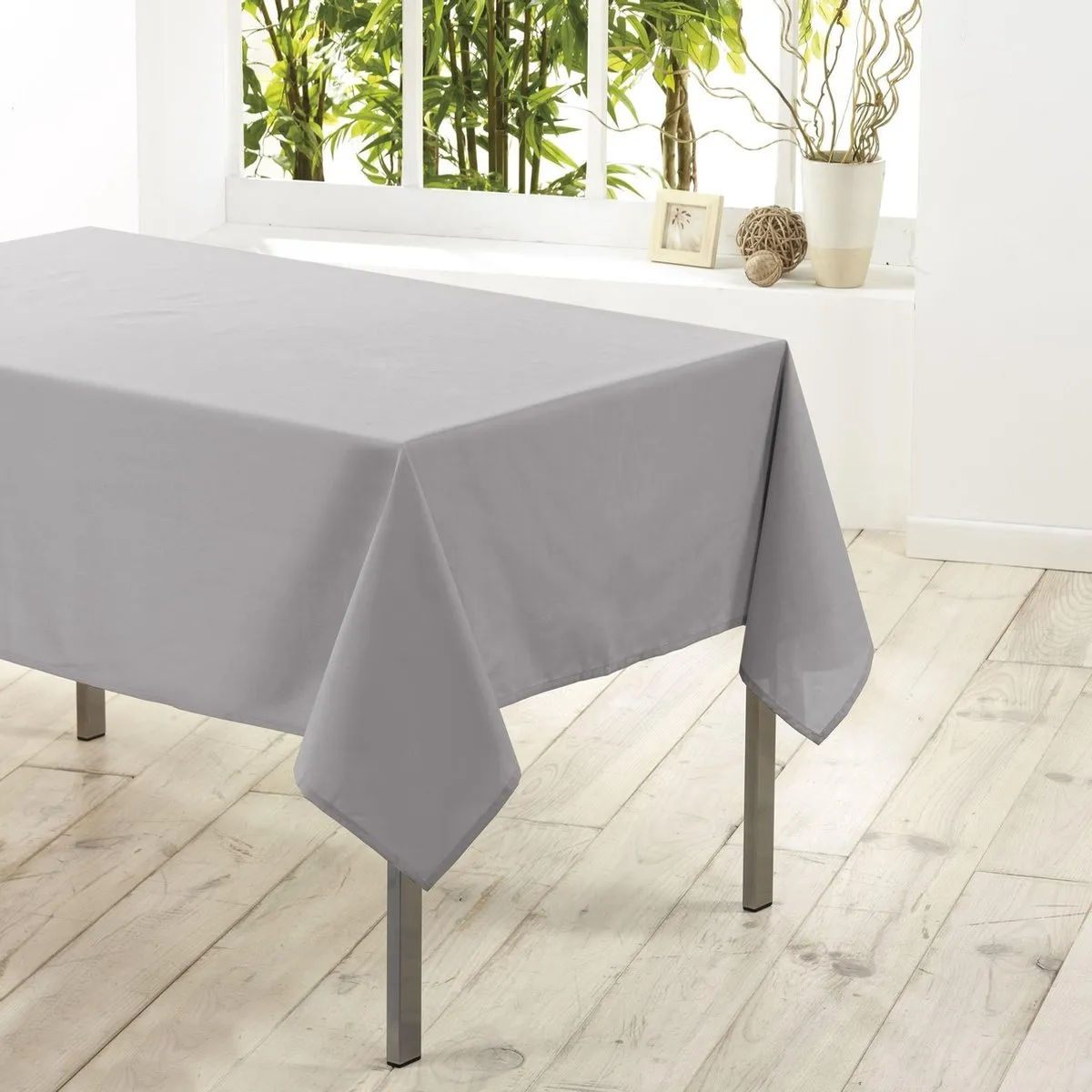 Stolnjak Essentiel 140x250cm sivi Douceur d Interieur