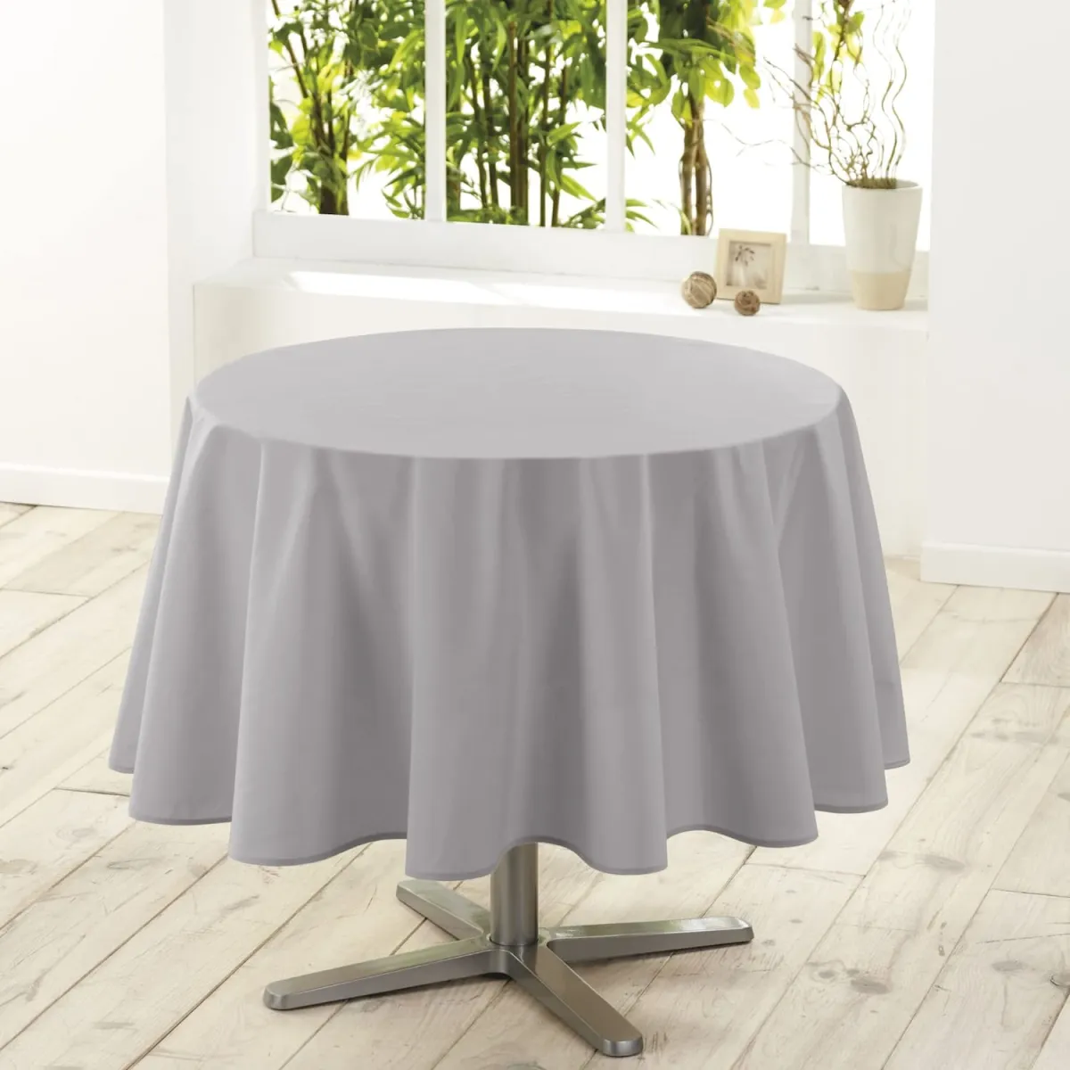 Stolnjak Essentiel fi180cm sivi Douceur d Interieur