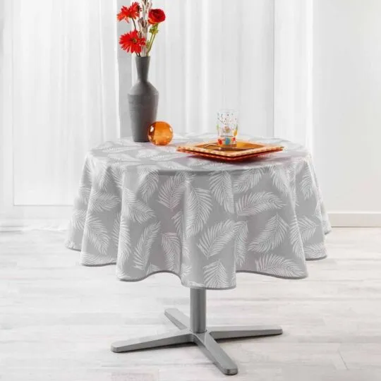 Stolnjak Lifette fi 180cm sivo-beli Douceur d Interieur