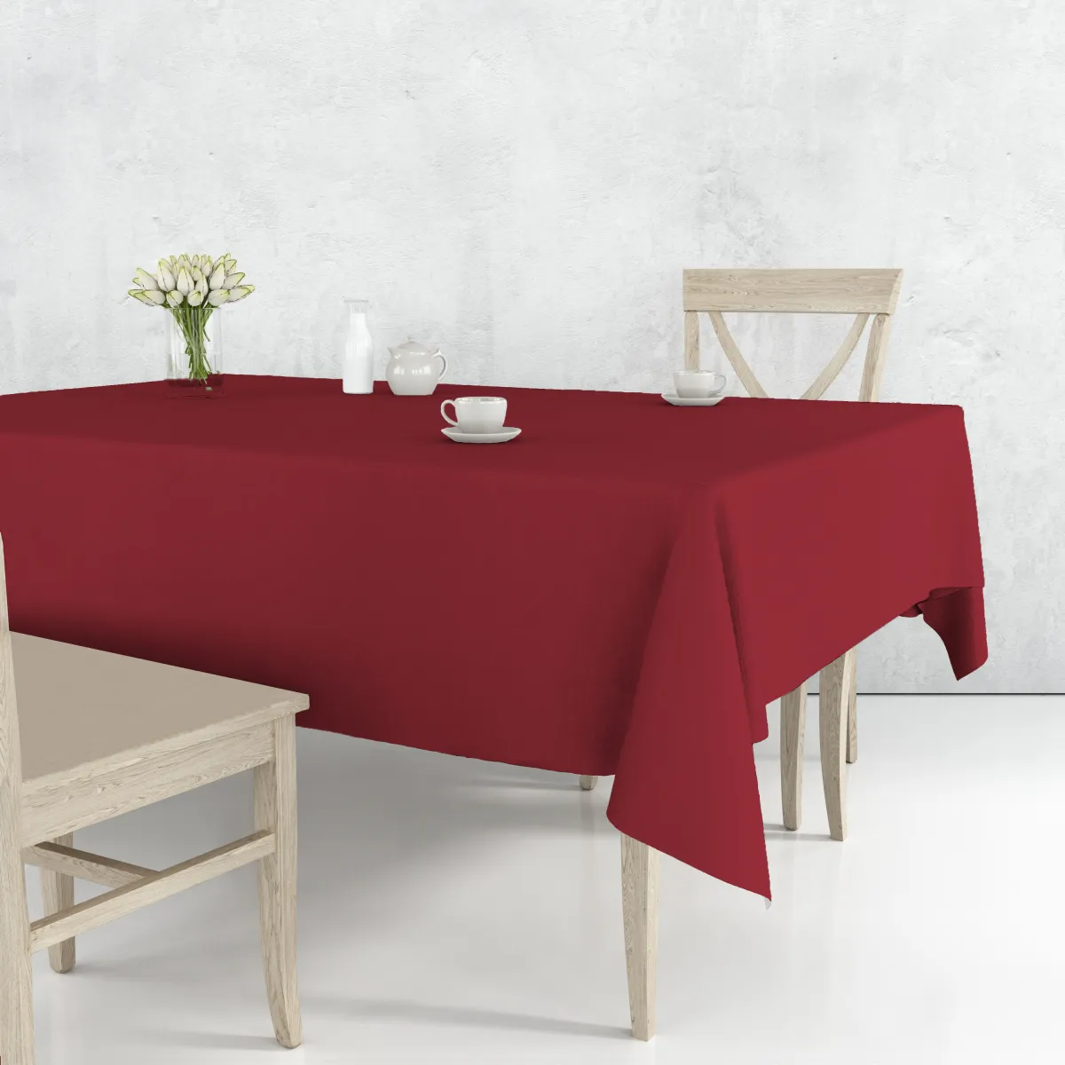 Stolnjak Loneta 140x220cm bordo Gemitex