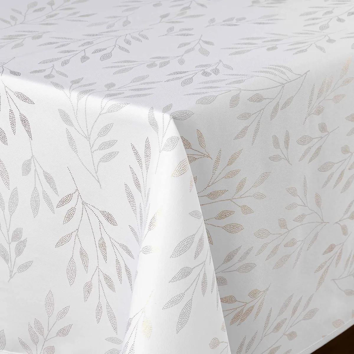Stolnjak Lonigold 150x240cm beli/boja zlata Douceur d Interieur