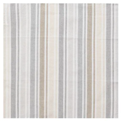Stolnjak Stripes 140x320cm na pruge bež/sivi Amolacasa