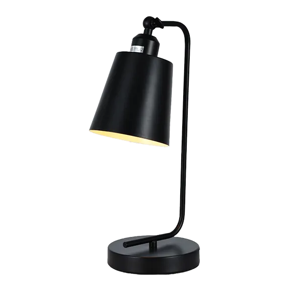 Stona lampa Derek 1xE27 maks. 60W crna Elmark