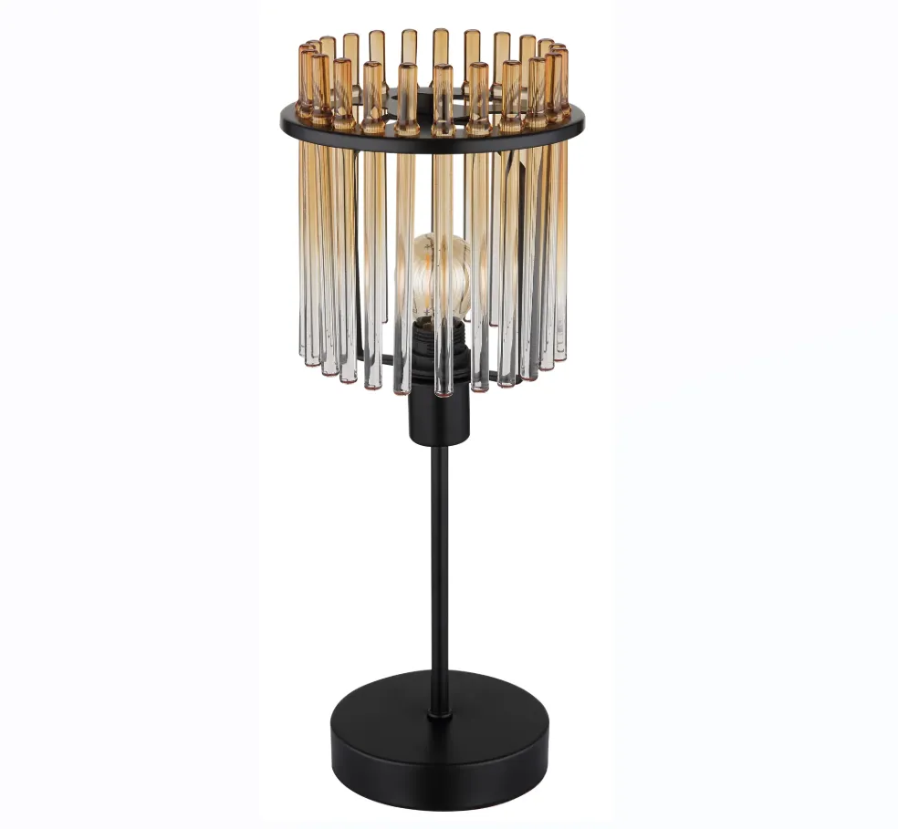 Stona lampa Gorley E14 maks. 40W crna/bež Globo