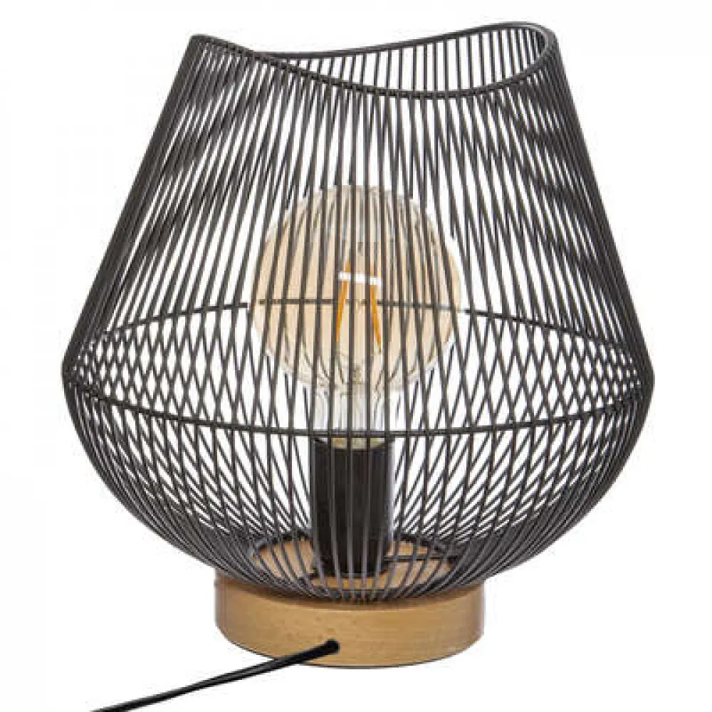 Stona lampa Jena 1x40W E27 28cm crna Atmosphera