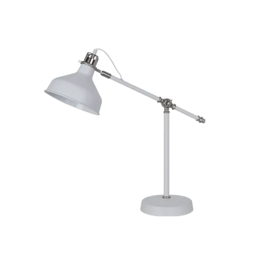 Stona lampa John 1xE27 600mm bela Elmark