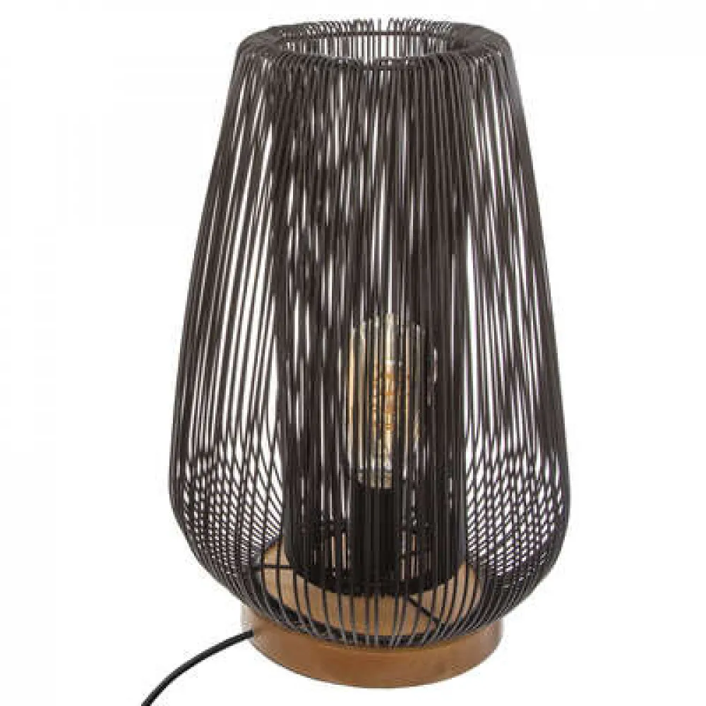 Stona lampa Noda 1x40W E27 40.5cm crna Atmosphera