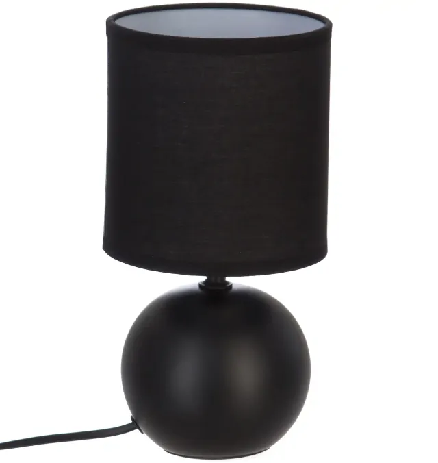 Stona lampa Timeo 1x maks. 60W E14 25cm crna Atmosphera