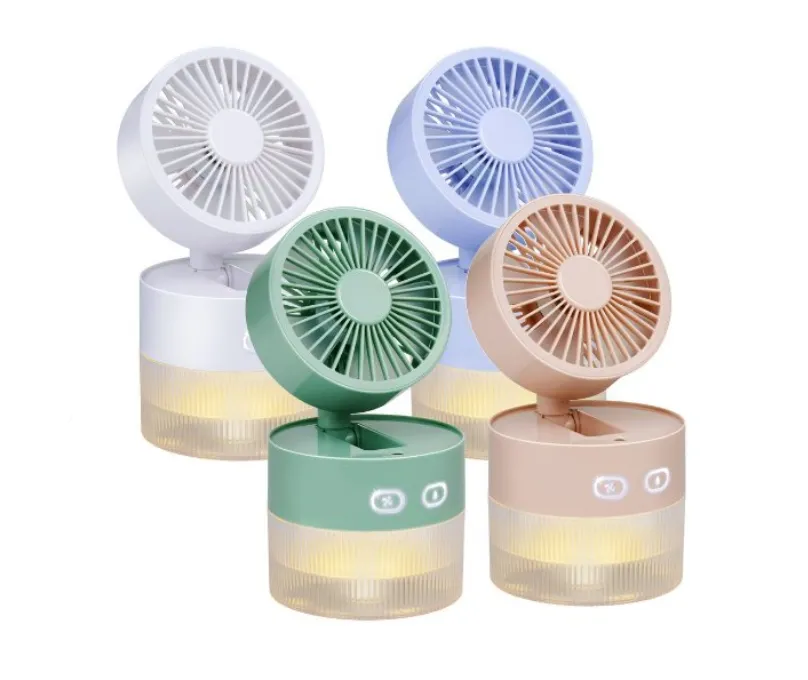 Stoni ventilator fi 11x13.1cm sa raspršivačem i led svetl. sort Lifetime Air