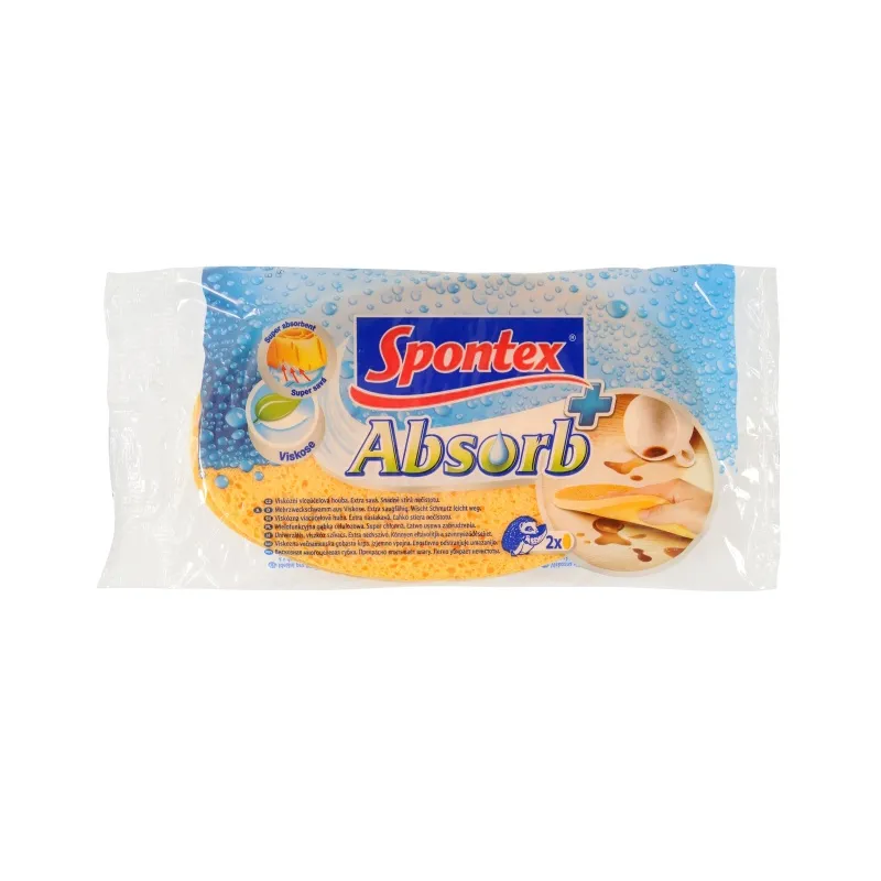Sundjer Absorb+ 11x19cm 2/1 Spontex