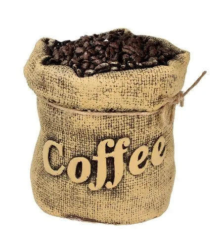 Sveća Coffee 12x13x15cm u obl. džaka kafe Artman