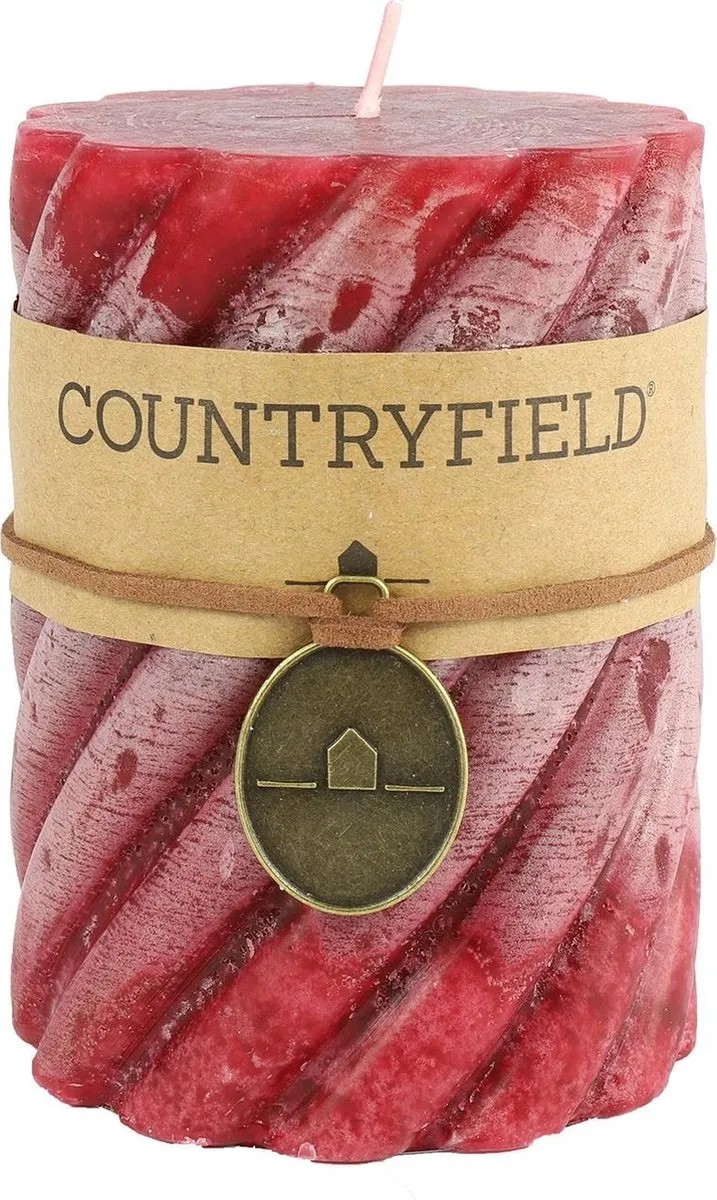 Sveća spiralna Tonnie L fi 7.5x15cm ružičasta Countryfield