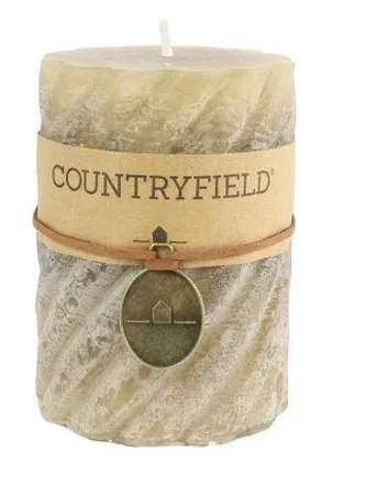 Sveća spiralna Tonnie M fi 7.5x10cm bež Countryfield