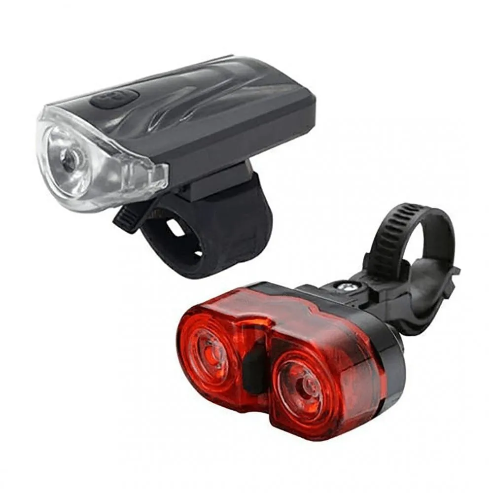 Svetlo za biciklo prednje 1 LED + zadnje 2LED 2/1 Car Commerce