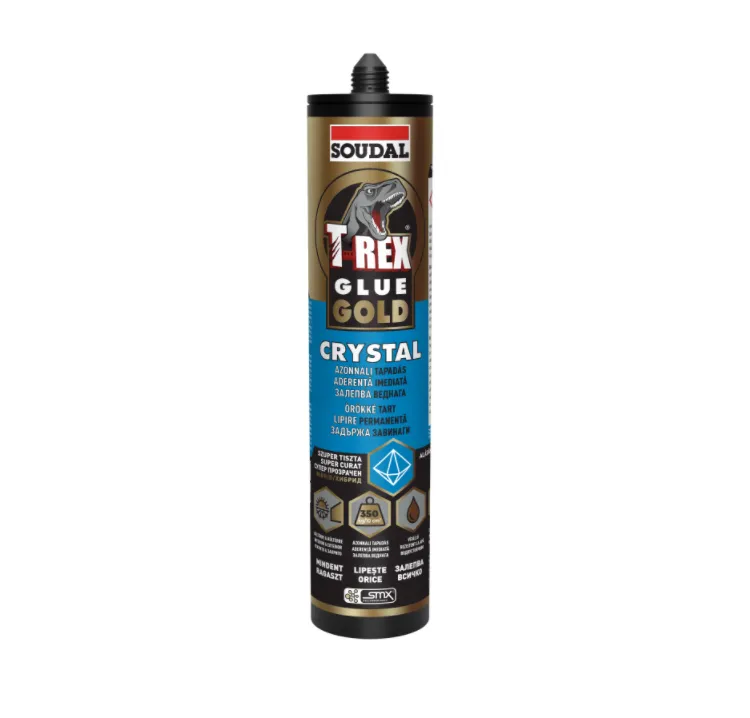 T-Rex Glue Gold Crystal Montažno lepilo 290ml Soudal